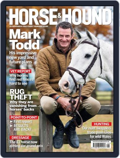 Horse & Hound November 28th, 2012 Digital Back Issue Cover