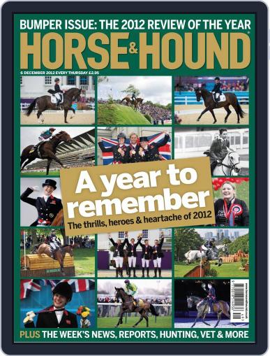 Horse & Hound December 5th, 2012 Digital Back Issue Cover