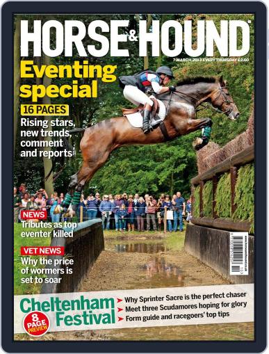Horse & Hound March 6th, 2013 Digital Back Issue Cover