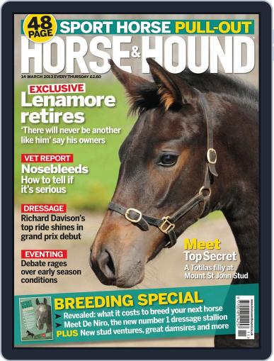 Horse & Hound March 14th, 2013 Digital Back Issue Cover