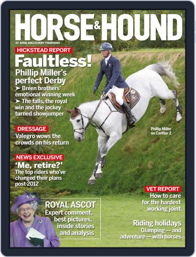 Horse & Hound June 26th, 2013 Digital Back Issue Cover