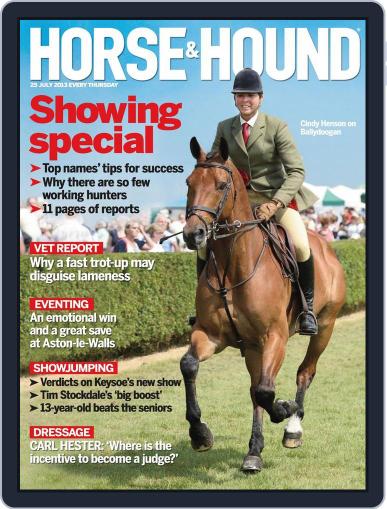 Horse & Hound July 24th, 2013 Digital Back Issue Cover