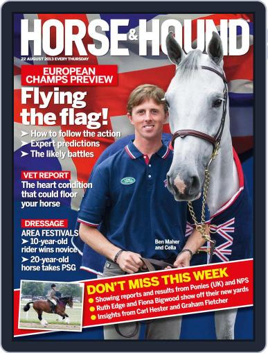 Horse & Hound August 21st, 2013 Digital Back Issue Cover
