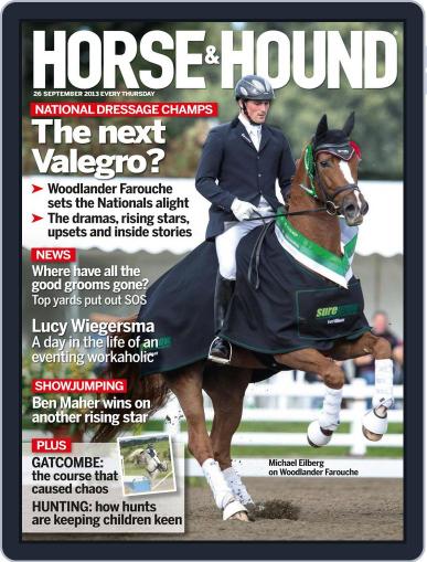 Horse & Hound September 25th, 2013 Digital Back Issue Cover