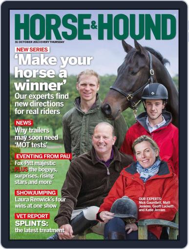 Horse & Hound October 30th, 2013 Digital Back Issue Cover