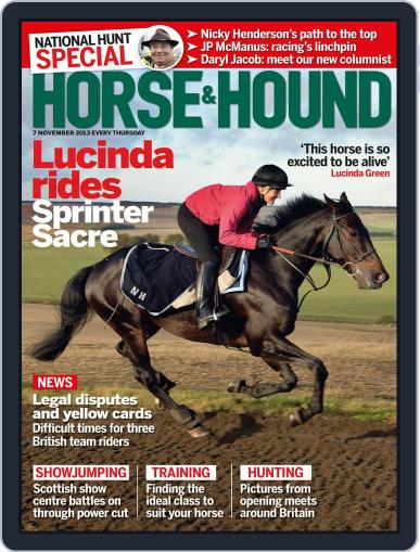 Horse & Hound November 6th, 2013 Digital Back Issue Cover
