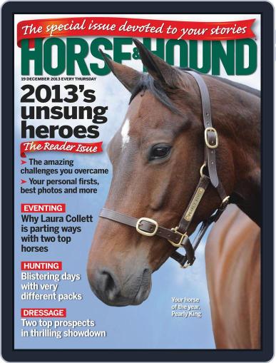 Horse & Hound December 18th, 2013 Digital Back Issue Cover