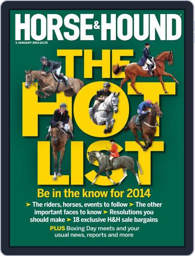 Horse & Hound January 2nd, 2014 Digital Back Issue Cover
