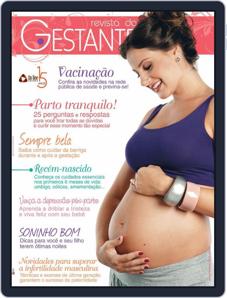 Revista da Gestante Digital Back Issue Cover