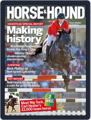 Horse & Hound August 6th, 2014 Digital Back Issue Cover