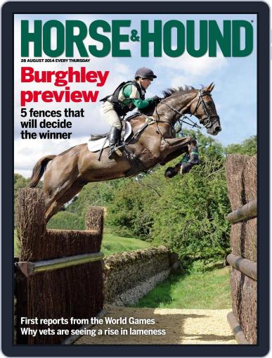 Horse & Hound August 28th, 2014 Digital Back Issue Cover