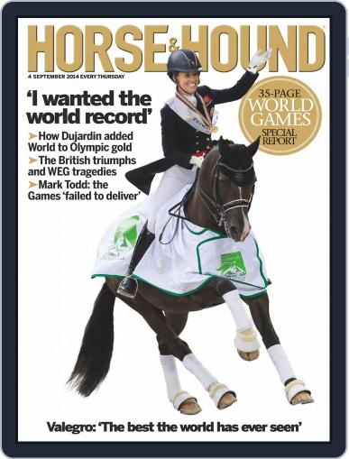 Horse & Hound September 4th, 2014 Digital Back Issue Cover
