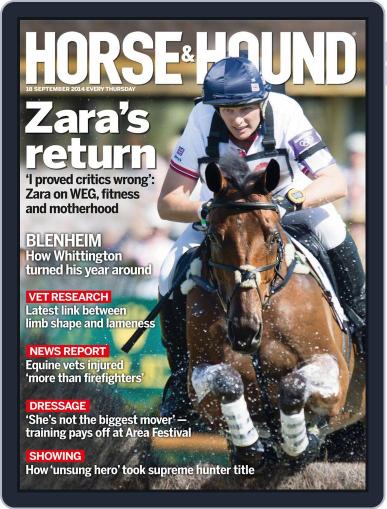 Horse & Hound September 18th, 2014 Digital Back Issue Cover