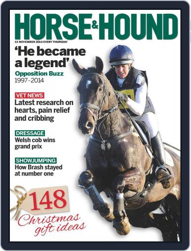 Horse & Hound November 12th, 2014 Digital Back Issue Cover