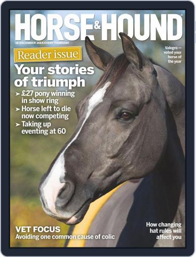 Horse & Hound December 17th, 2014 Digital Back Issue Cover