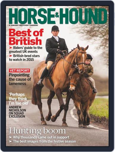 Horse & Hound January 8th, 2015 Digital Back Issue Cover