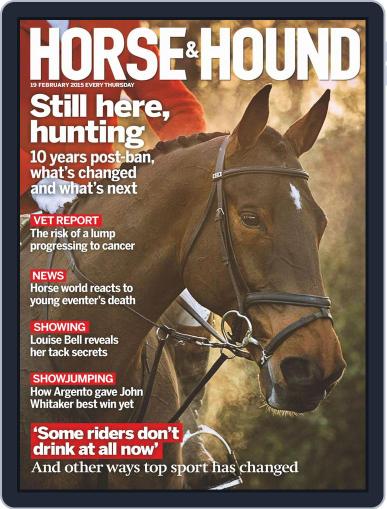 Horse & Hound February 18th, 2015 Digital Back Issue Cover
