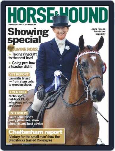 Horse & Hound March 18th, 2015 Digital Back Issue Cover