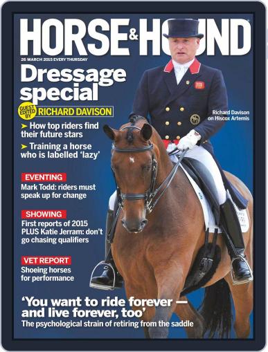 Horse & Hound March 25th, 2015 Digital Back Issue Cover