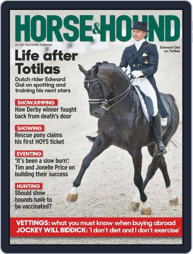 Horse & Hound July 23rd, 2015 Digital Back Issue Cover