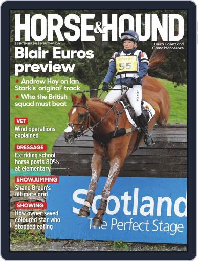 Horse & Hound September 3rd, 2015 Digital Back Issue Cover