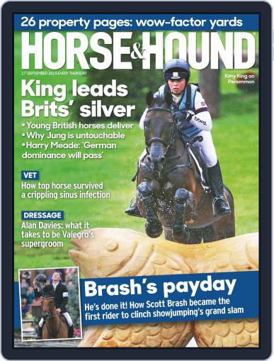 Horse & Hound September 17th, 2015 Digital Back Issue Cover