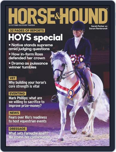 Horse & Hound October 15th, 2015 Digital Back Issue Cover
