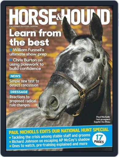 Horse & Hound November 5th, 2015 Digital Back Issue Cover