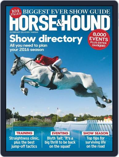 Horse & Hound February 25th, 2016 Digital Back Issue Cover