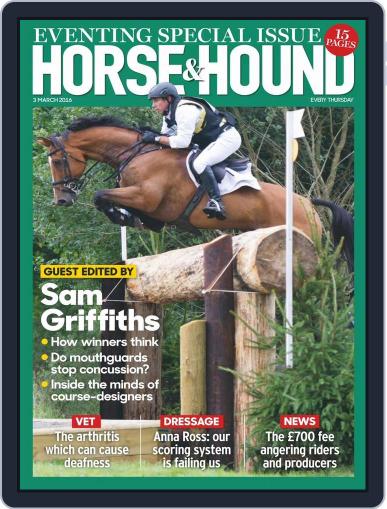 Horse & Hound March 3rd, 2016 Digital Back Issue Cover