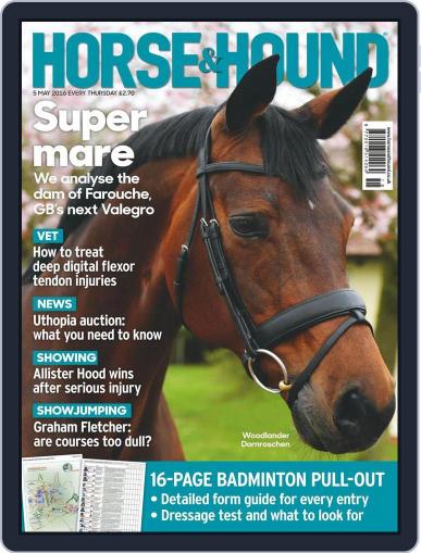 Horse & Hound May 5th, 2016 Digital Back Issue Cover