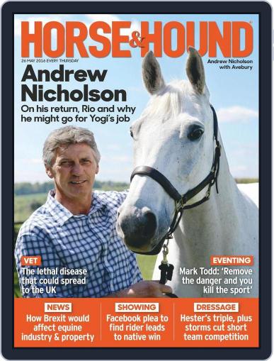 Horse & Hound May 26th, 2016 Digital Back Issue Cover