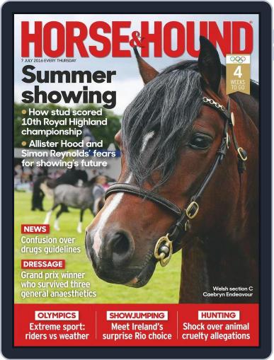 Horse & Hound July 7th, 2016 Digital Back Issue Cover