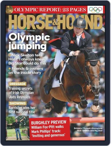 Horse & Hound August 25th, 2016 Digital Back Issue Cover