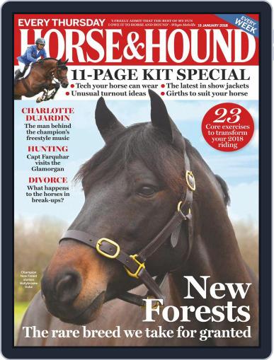 Horse & Hound January 18th, 2018 Digital Back Issue Cover