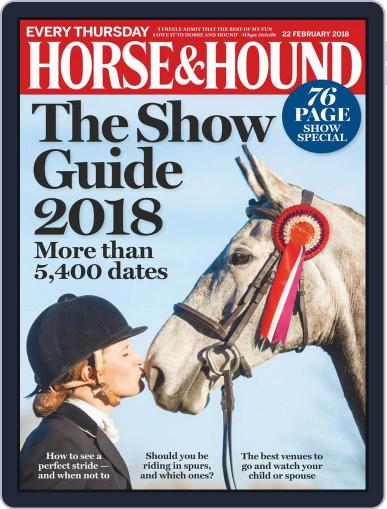 Horse & Hound February 22nd, 2018 Digital Back Issue Cover
