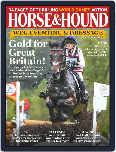 Horse & Hound September 20th, 2018 Digital Back Issue Cover