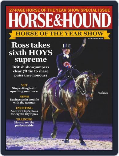 Horse & Hound October 11th, 2018 Digital Back Issue Cover
