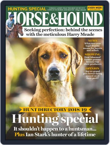 Horse & Hound October 25th, 2018 Digital Back Issue Cover