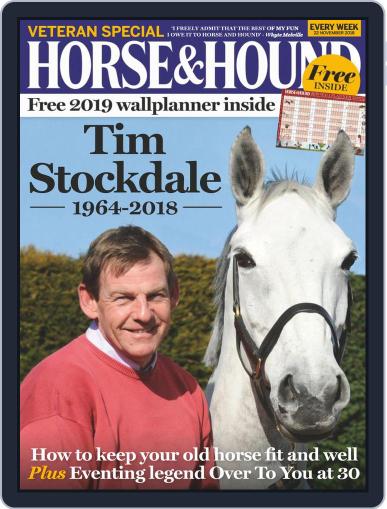 Horse & Hound November 22nd, 2018 Digital Back Issue Cover