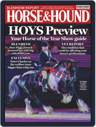 Horse & Hound September 26th, 2019 Digital Back Issue Cover