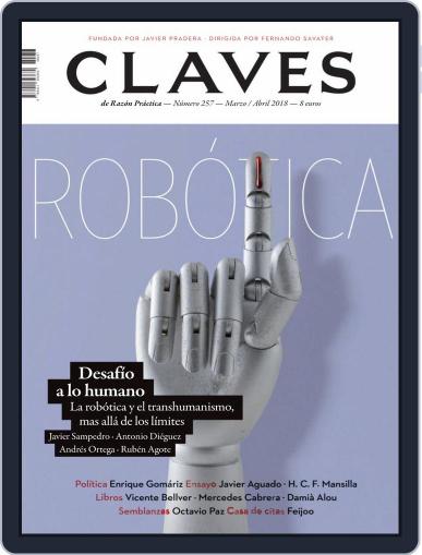 Claves De La Razón Práctica March 1st, 2018 Digital Back Issue Cover