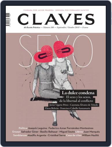 Claves De La Razón Práctica September 1st, 2018 Digital Back Issue Cover