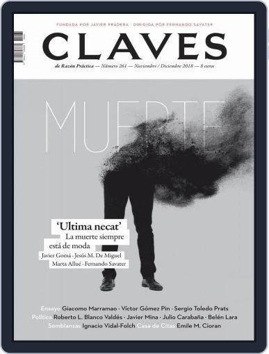 Claves De La Razón Práctica November 1st, 2018 Digital Back Issue Cover