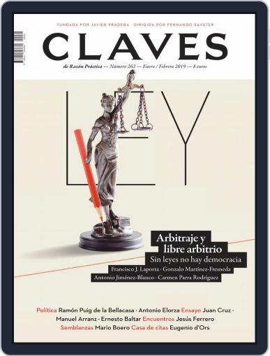 Claves De La Razón Práctica January 1st, 2019 Digital Back Issue Cover