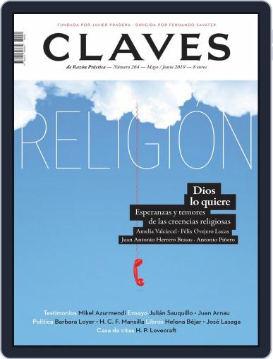 Claves De La Razón Práctica May 1st, 2019 Digital Back Issue Cover