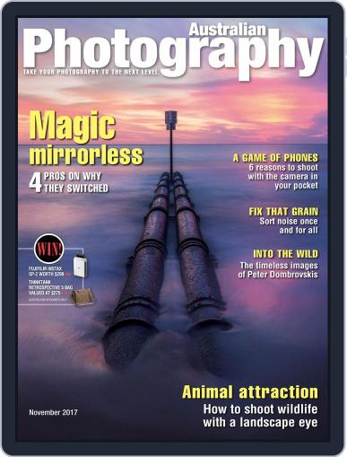 Australian Photography November 1st, 2017 Digital Back Issue Cover