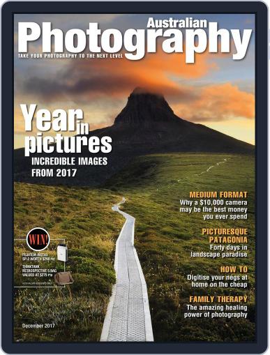 Australian Photography December 1st, 2017 Digital Back Issue Cover