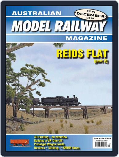 Australian Model Railway December 1st, 2015 Digital Back Issue Cover