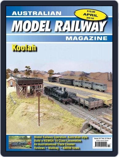 Australian Model Railway March 15th, 2016 Digital Back Issue Cover